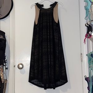 Black lace dress
